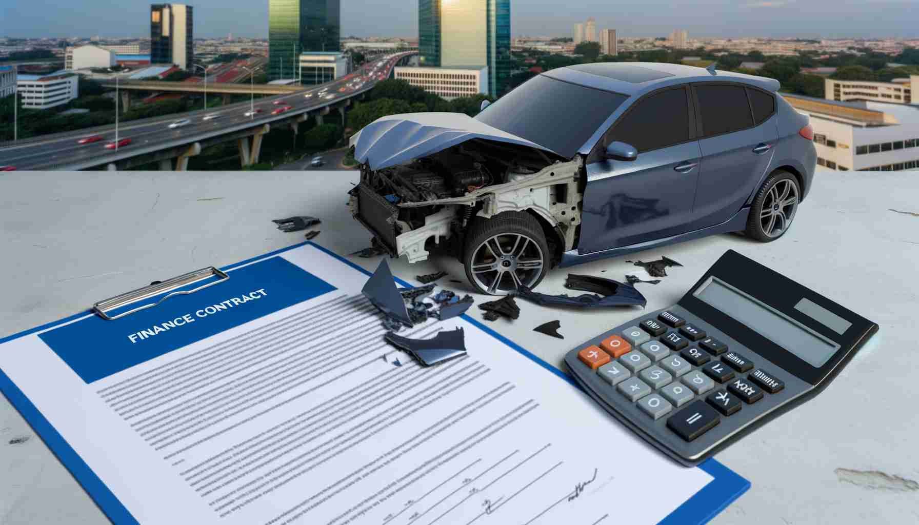 An image illustrating Unfall bei laufender Finanzierung – was jetzt?