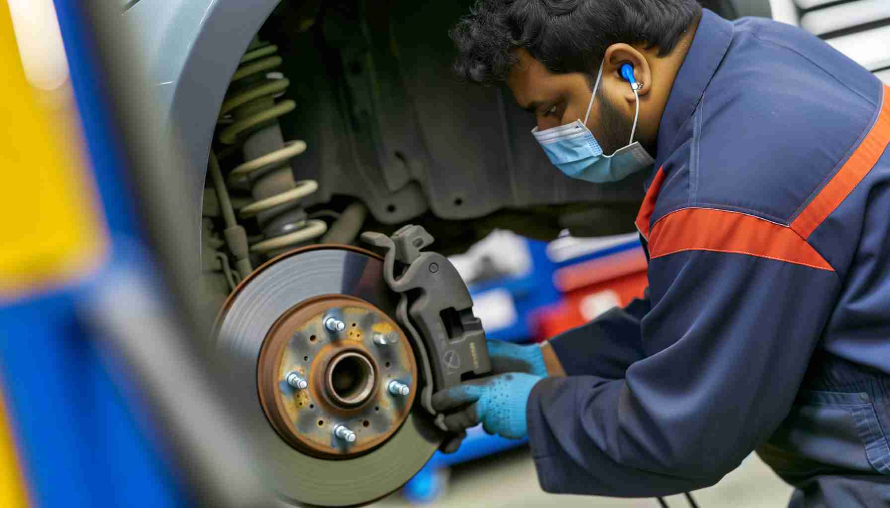 An image illustrating Wie Bremsscheiben und -beläge im Mercedes Benz wechseln