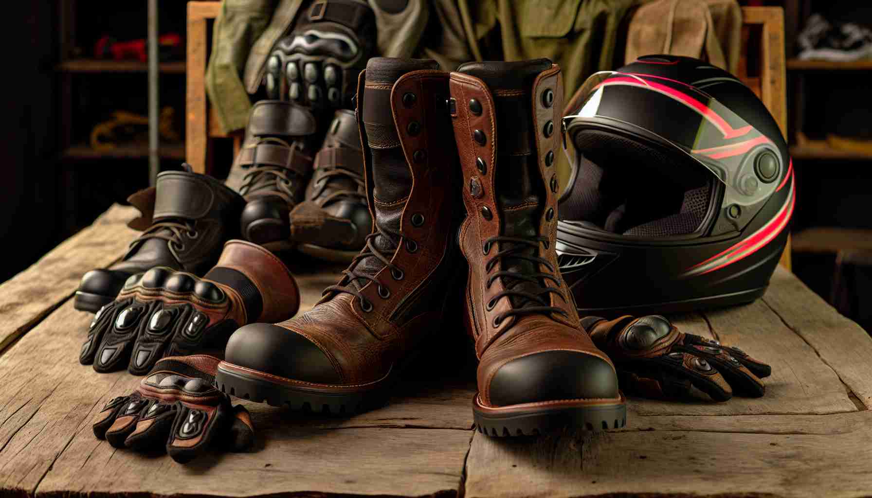 An image illustrating Motorradstiefel - Das A und O für eine sichere Fahrt