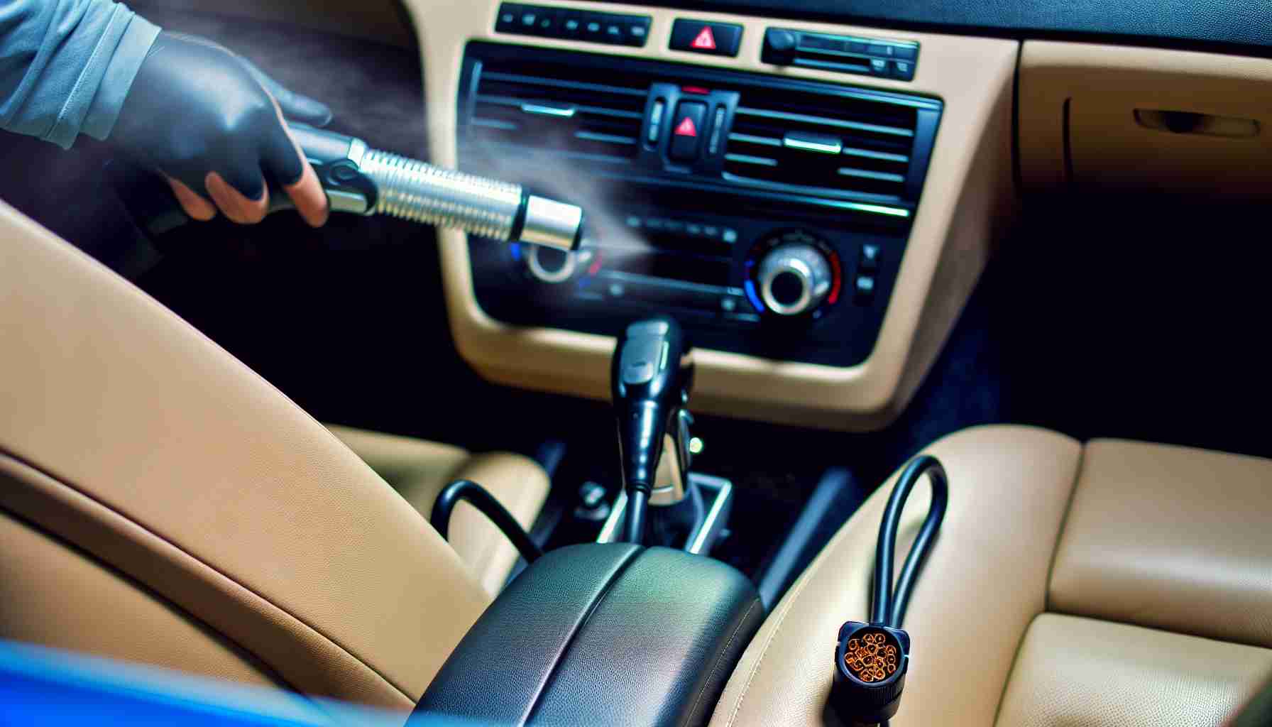 An image illustrating Zigarettengeruch im Auto loswerden - Tipps & Tricks