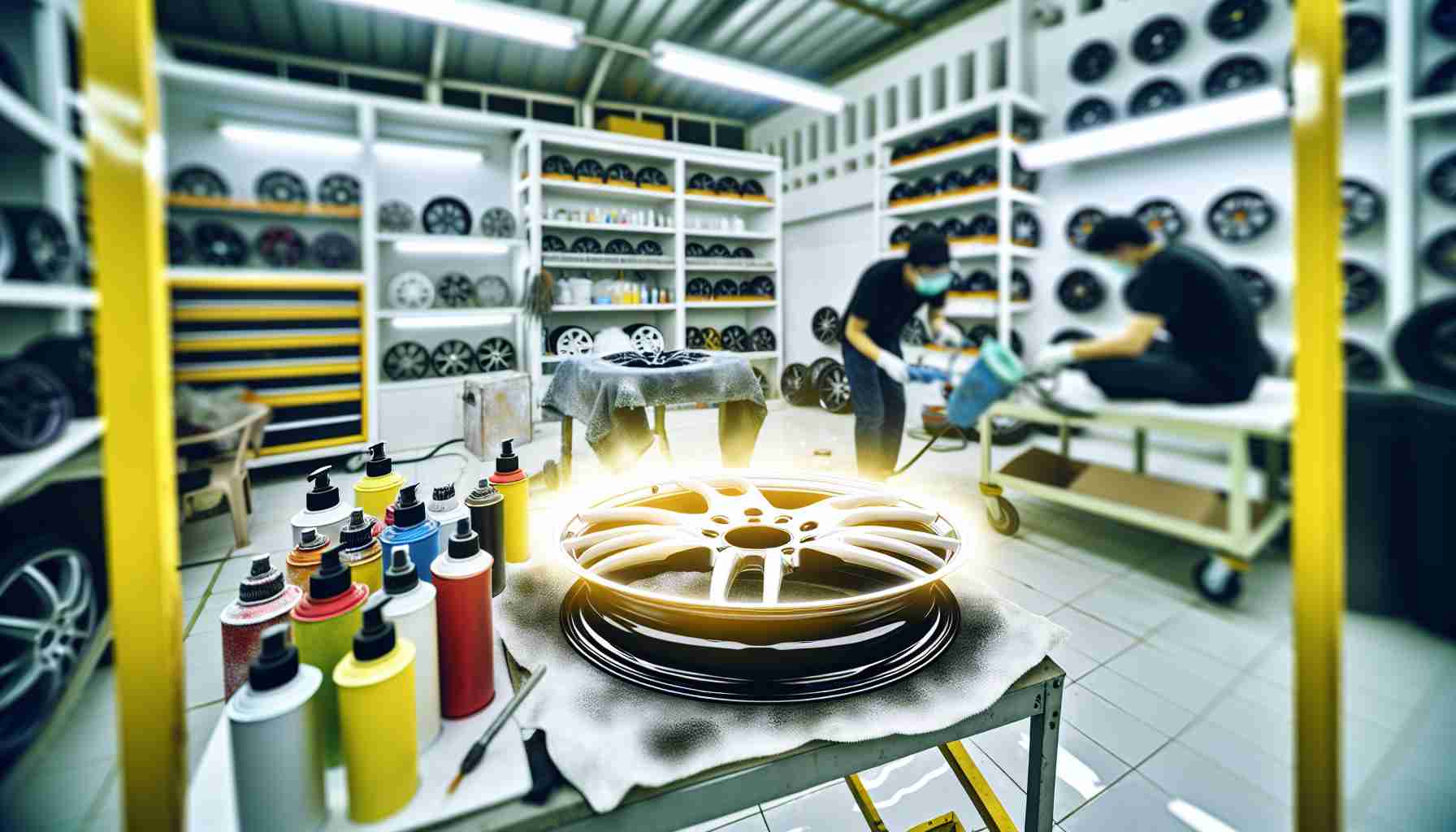 An image illustrating Autofelgen lackieren und reinigen - Das sollten Sie wissen