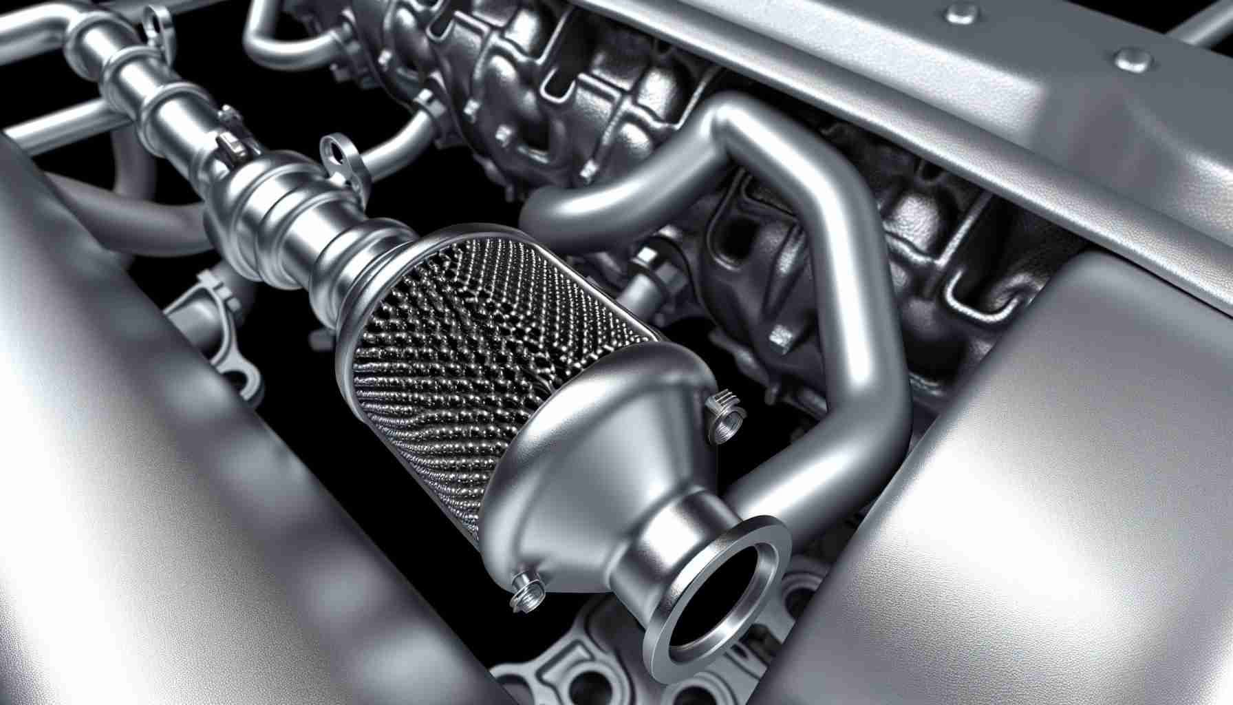 An image illustrating Katalysator gebraucht gefilterte Abgase in dem Auto