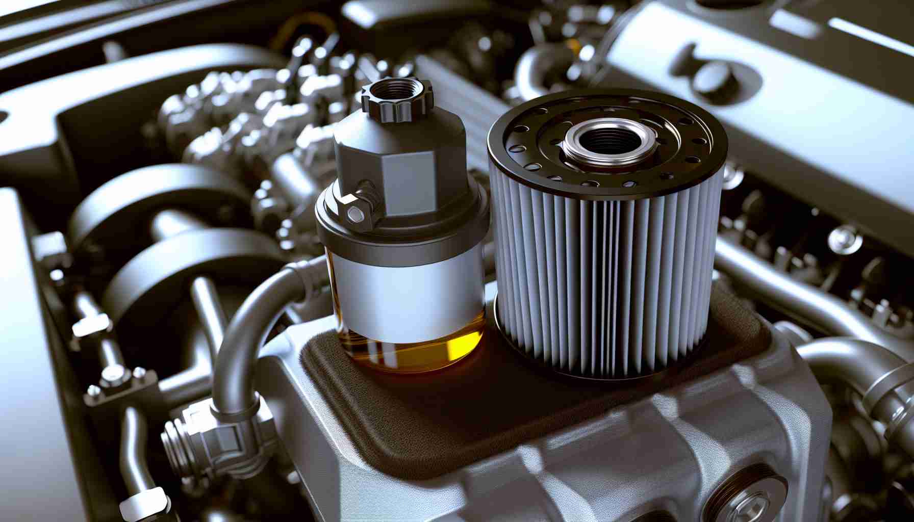 An image illustrating Ölfilter und Motorenöl: Eine Symbiotische Zusammenarbeit