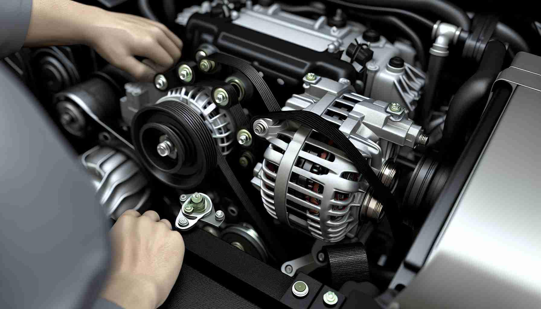 An image illustrating Die Lichtmaschine als Stromerzeuger im Fahrzeug: Ein umfassender Leitfaden