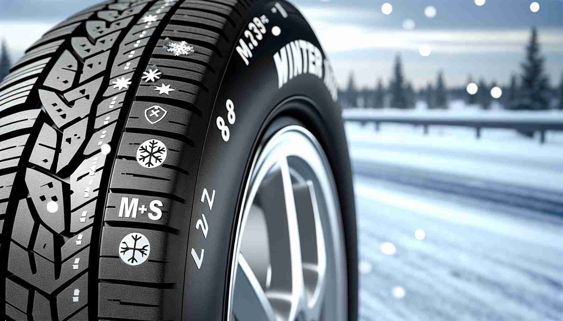 An image illustrating Sticker von Winterreifen: Das steckt dahinter, was ist zu beachten