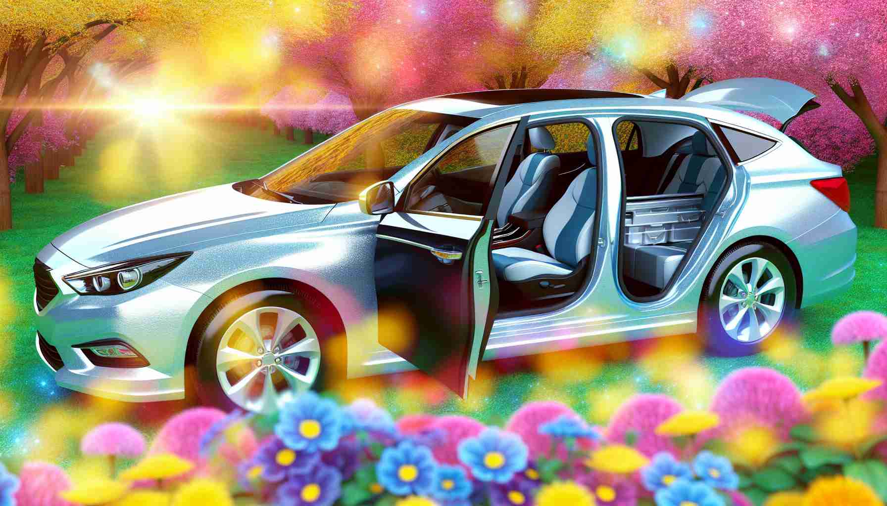 An image illustrating Frühlingsputz fürs Auto Was Muss Alles Erledigt Werden