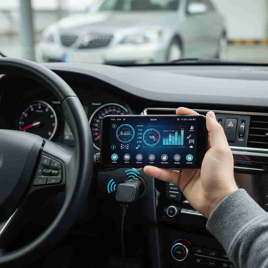 An image illustrating OBD2-Adapter: Das Auto mit dem Smartphone auslesen
