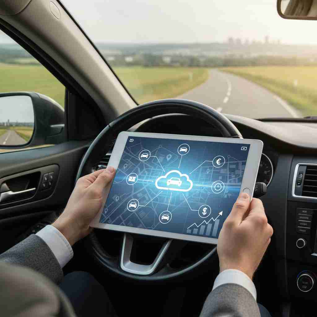 An image illustrating Digitales Fahrtenbuch: Automatische Dokumentation für Selbstständige