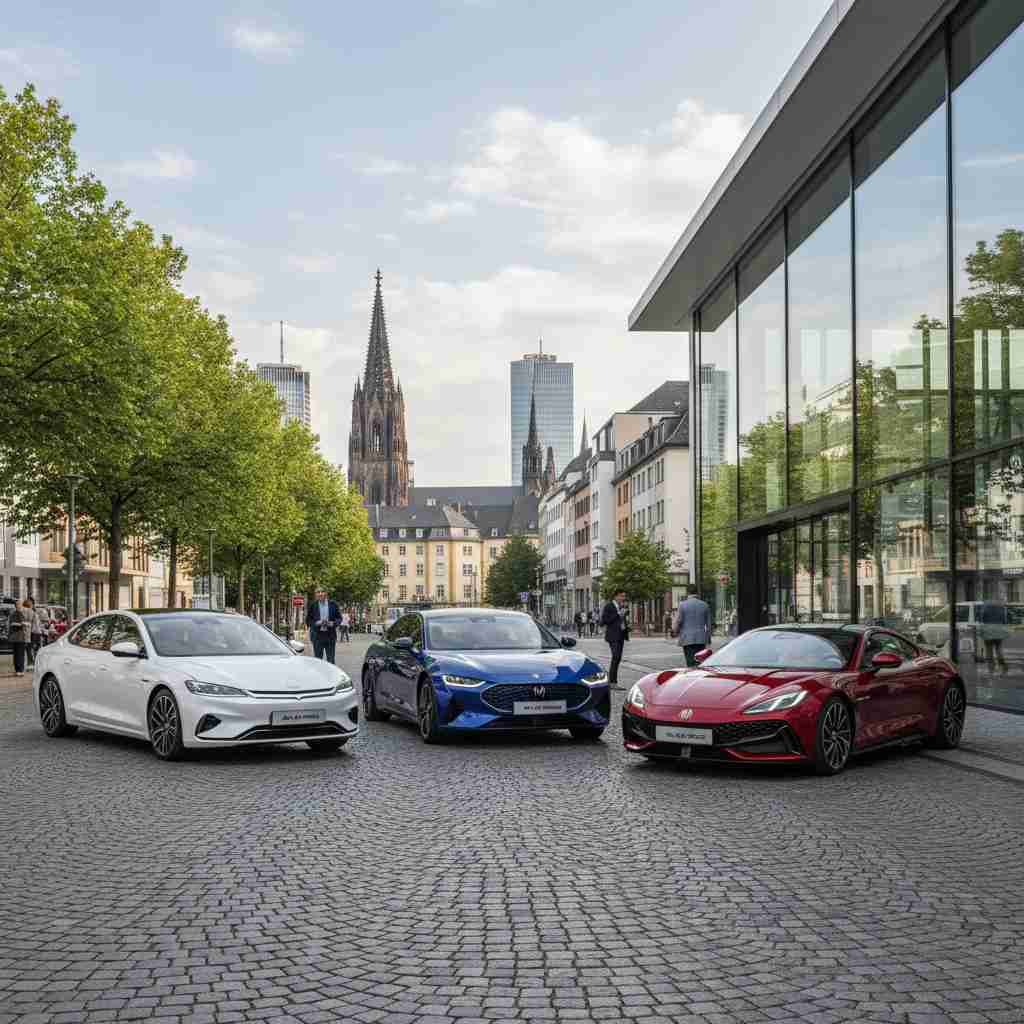 An image illustrating Chinesische Automarken in Deutschland: BYD, NIO, MG & Co.