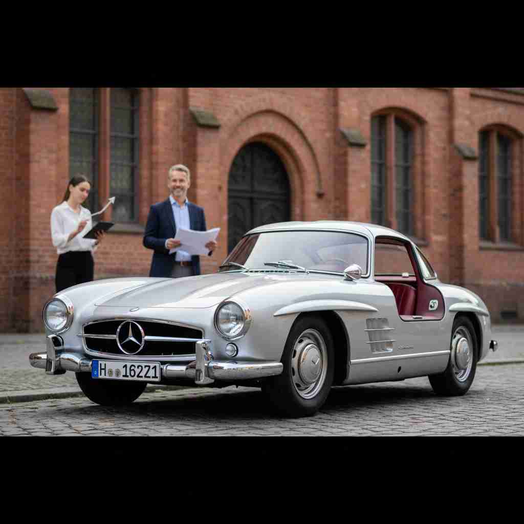 An image illustrating Oldtimer als Wertanlage: H-Kennzeichen und Wertsteigerung